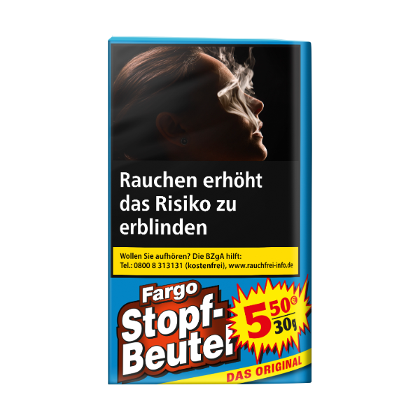 Fargo Stopf-Beutel Blau 10 x 30g Tabak Fargo Stopf-Beutel Blau 10 x 30g Tabak